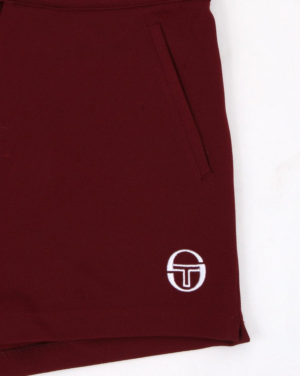 Sergio Tacchini Time Shorts Claret/Sky Blue - Image 2