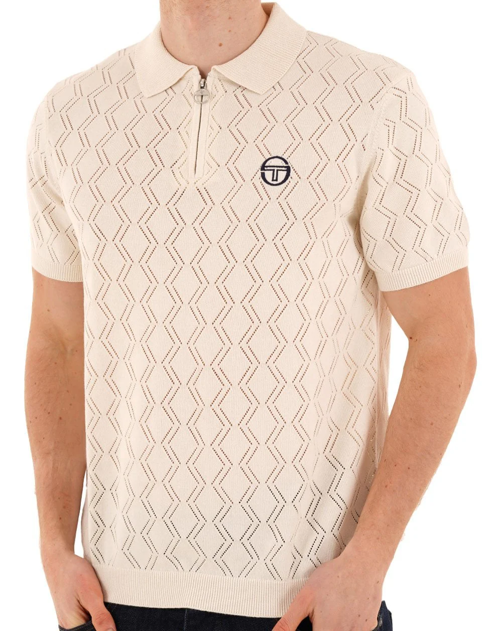 Sergio Tacchini Toren Knit Polo Gardenia - Image 2