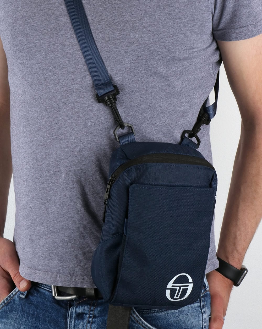Sergio Tacchini Valy Shoulder Bag Navy/White