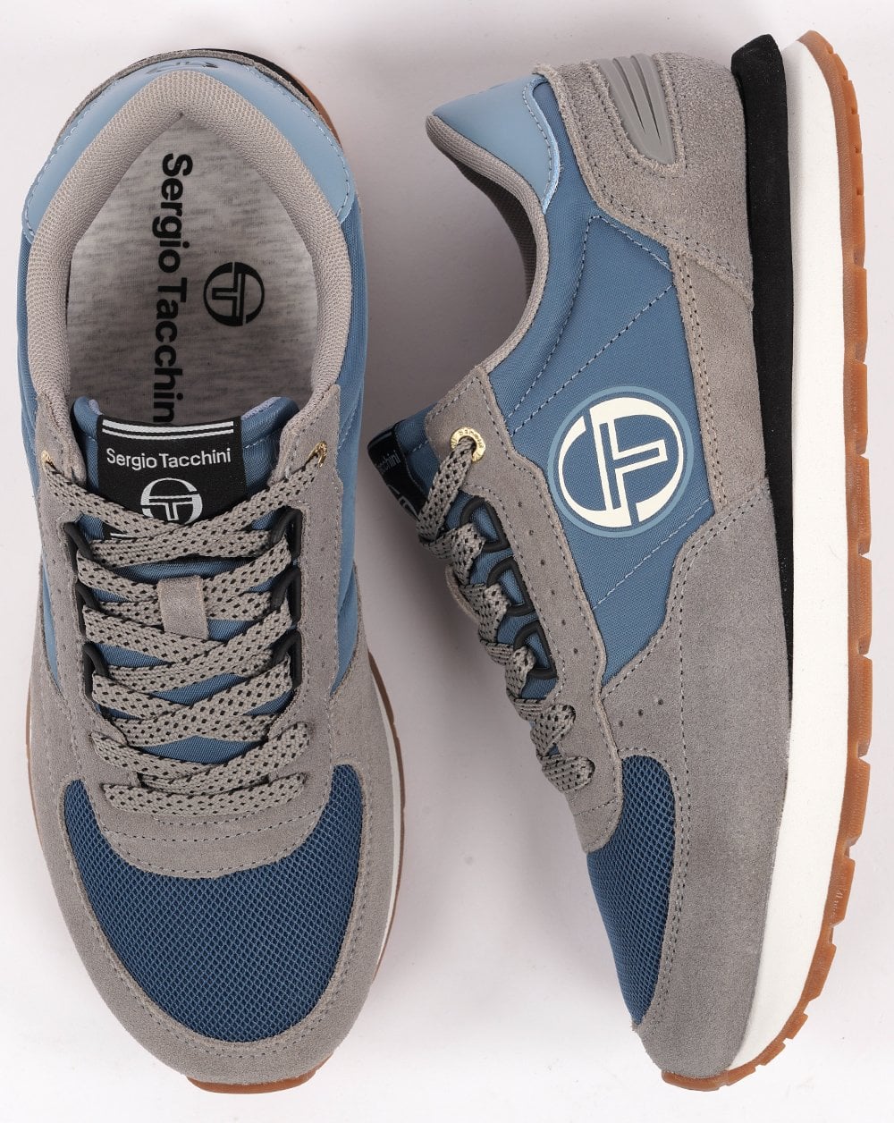 Sergio Tacchini Venezia Trainers Grey / Blue - Image 4