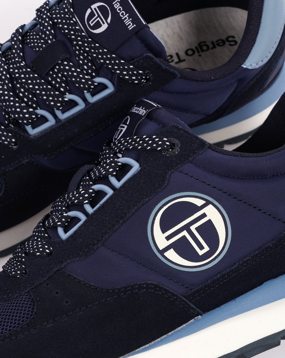 Sergio Tacchini Venezia Trainers Navy/Blue/Off White - Image 2