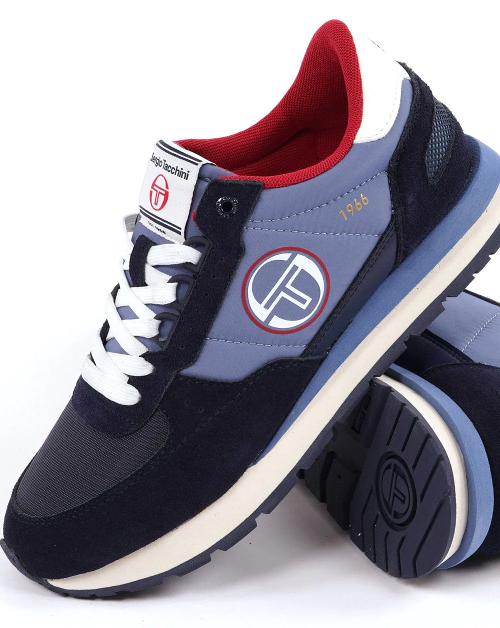 Sergio Tacchini Venezia Trainers Navy/Light Blue - Image 2