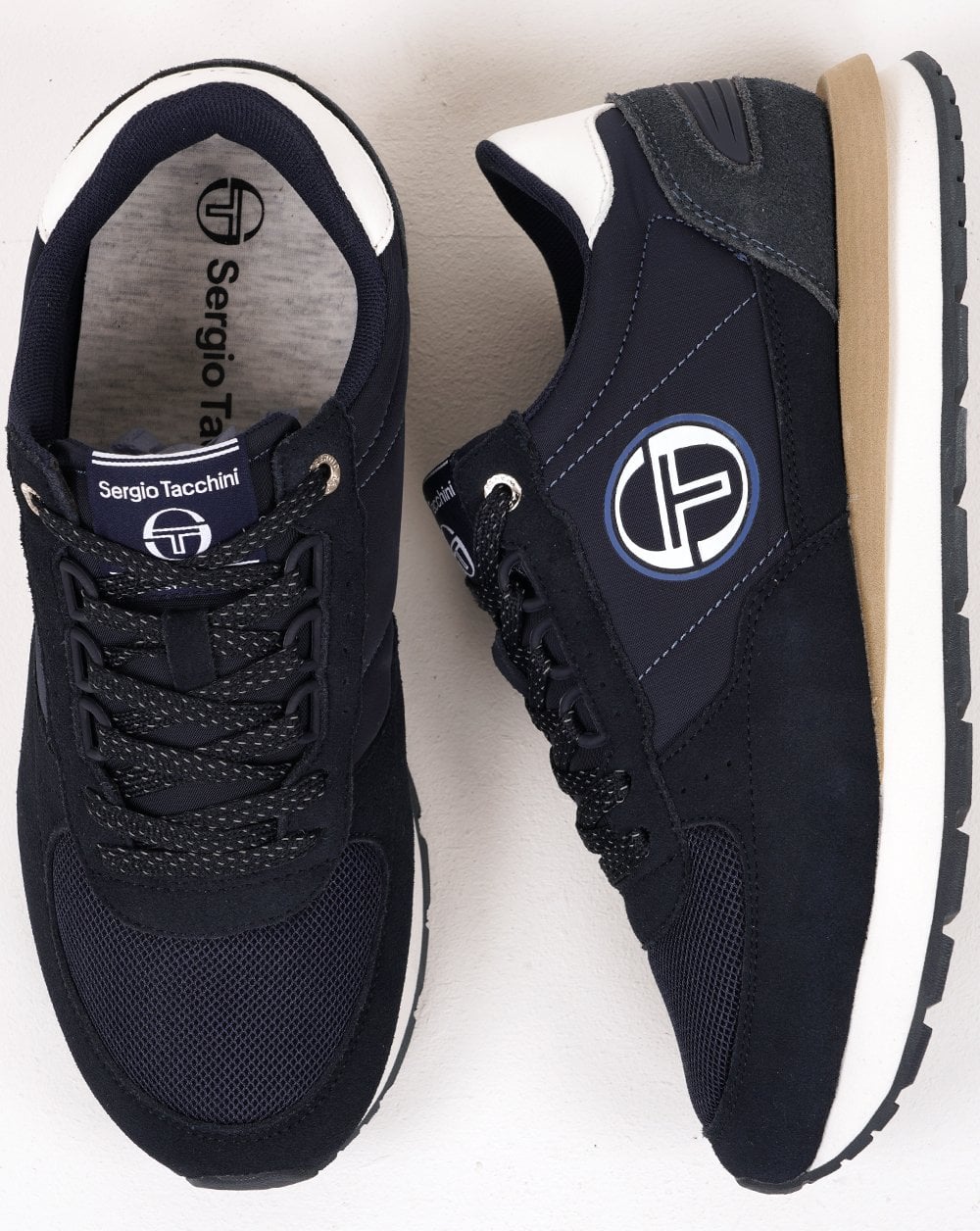 Sergio Tacchini Venezia Trainers Navy / White - Image 4