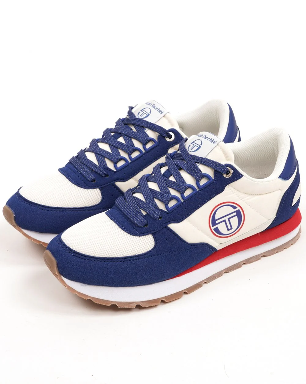 Sergio Tacchini Venezia Trainers White / Blue / Red - Image 3