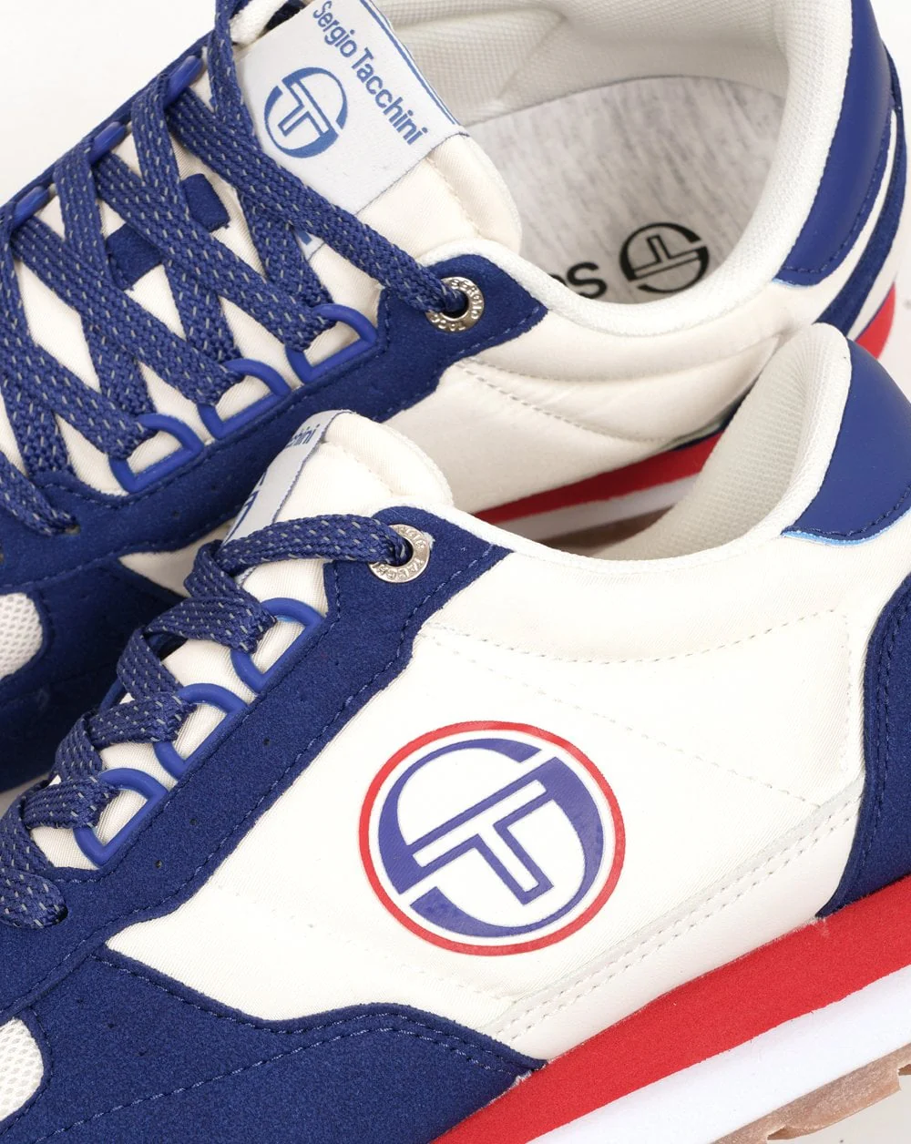 Sergio Tacchini Venezia Trainers White / Blue / Red - Image 4