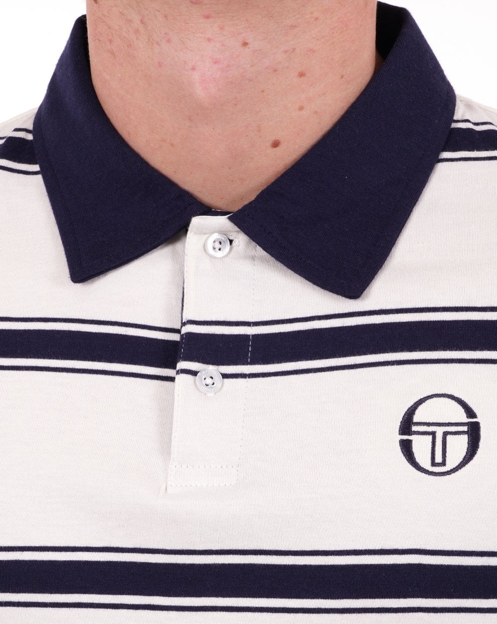 Sergio Tacchini Vitas Polo Shirt Gardenia - Image 2