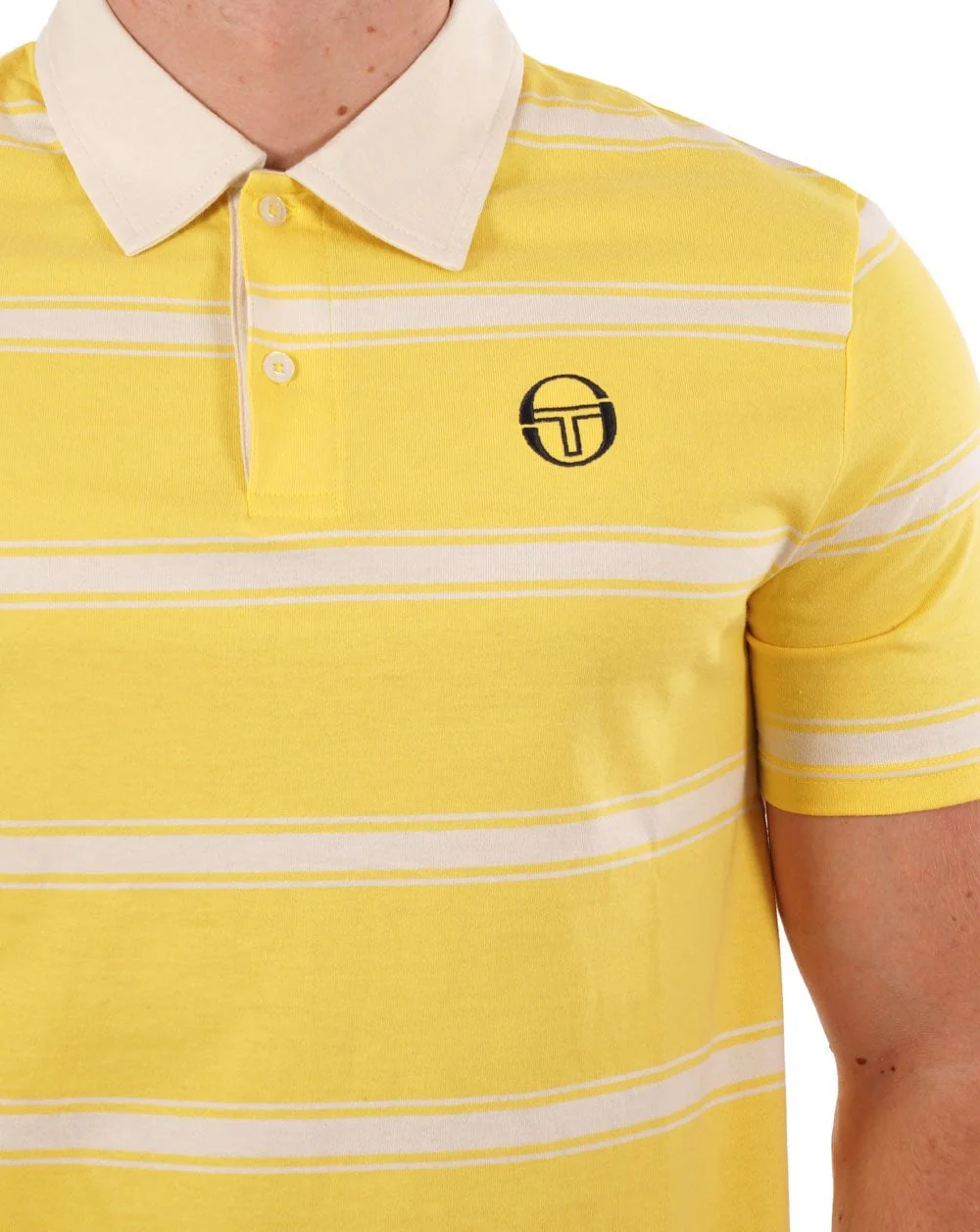 Sergio Tacchini Vitas Polo Shirt Yellow - Image 2