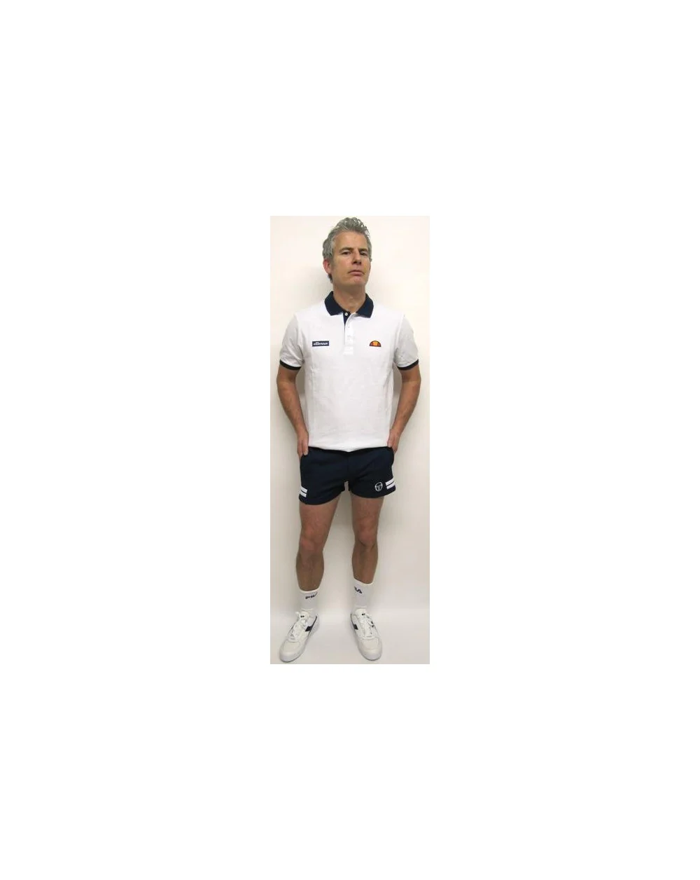 Sergio Tacchini Vitas Shorts Navy/white - Image 2