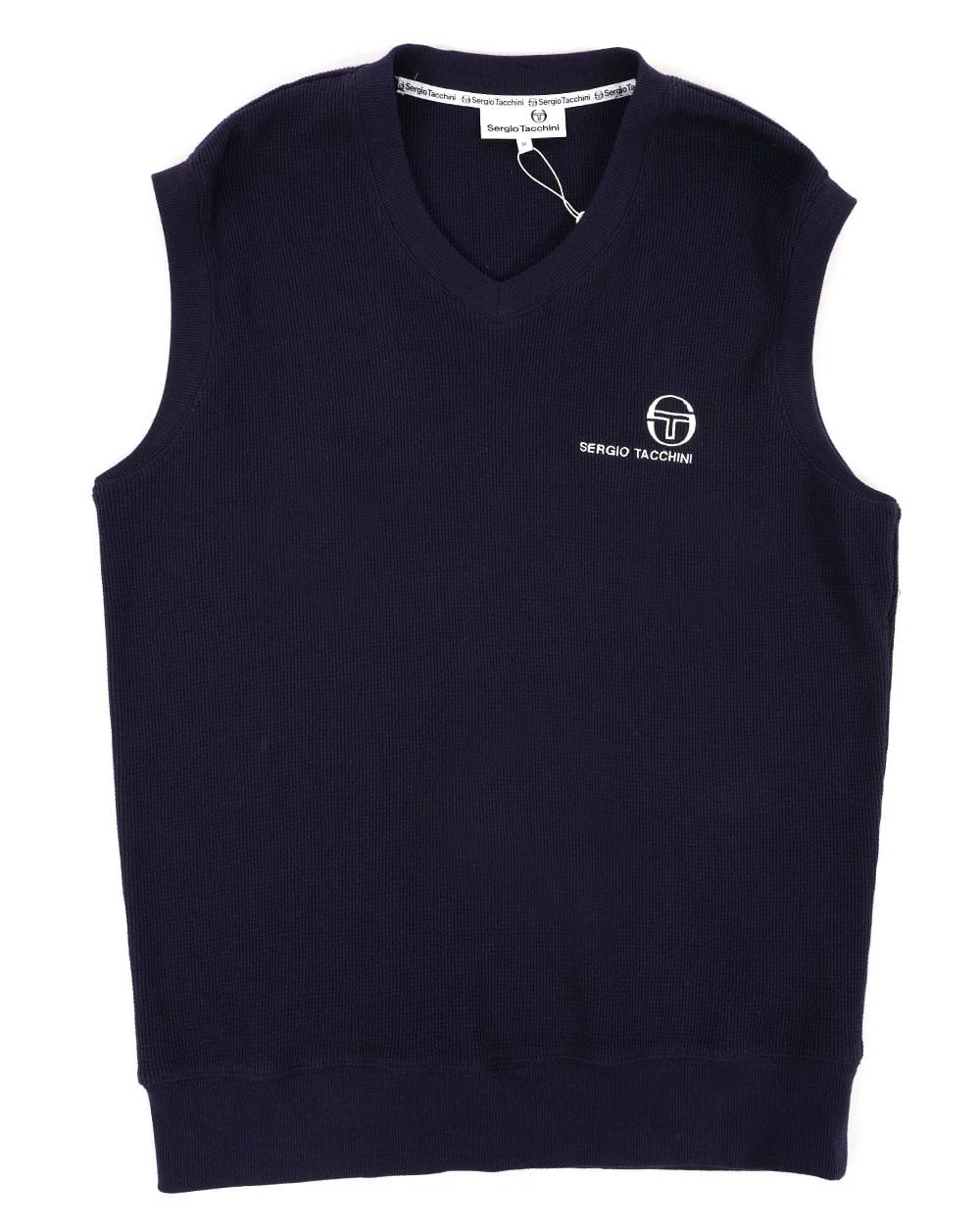 Sergio Tacchini waffle Tank Top Navy