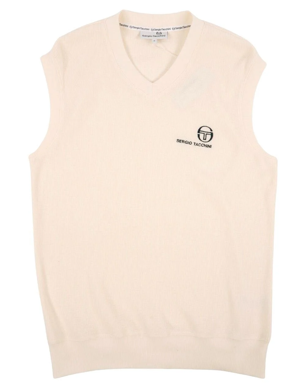 Sergio Tacchini Waffle Tank Top off White