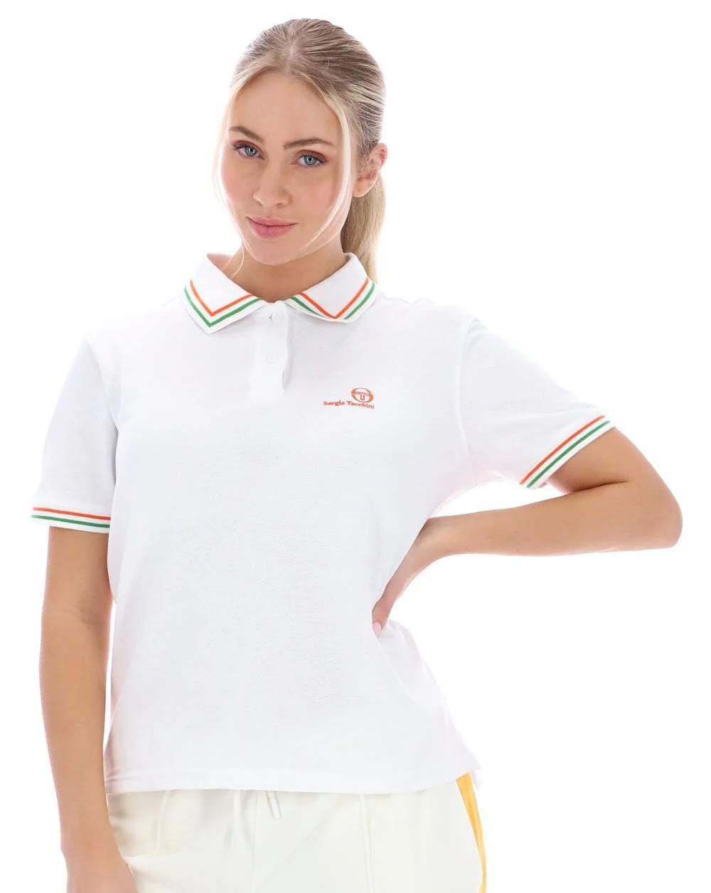 Sergio Tacchini Women's Martina Polo White - Image 3