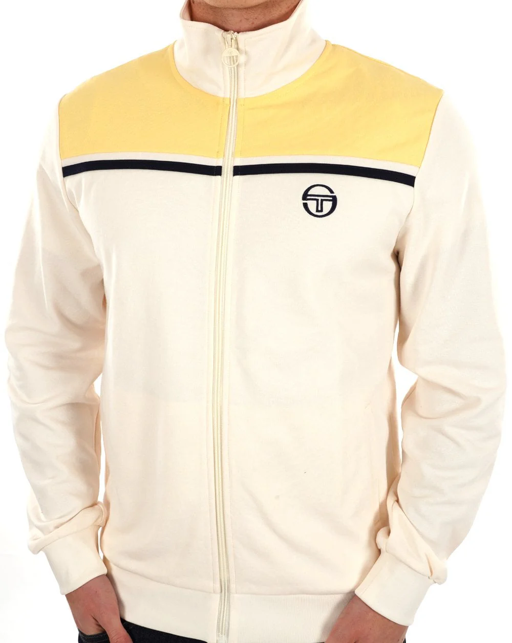 Sergio Tacchini Young Line MK2 Track Top Gardenia Yellow