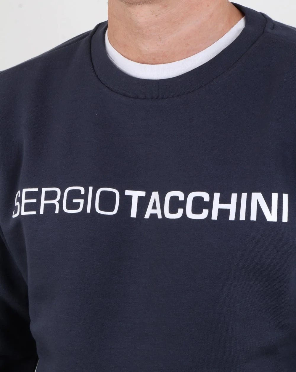 Sergio Tacchini Zaman Sweatshirt Navy - Image 2