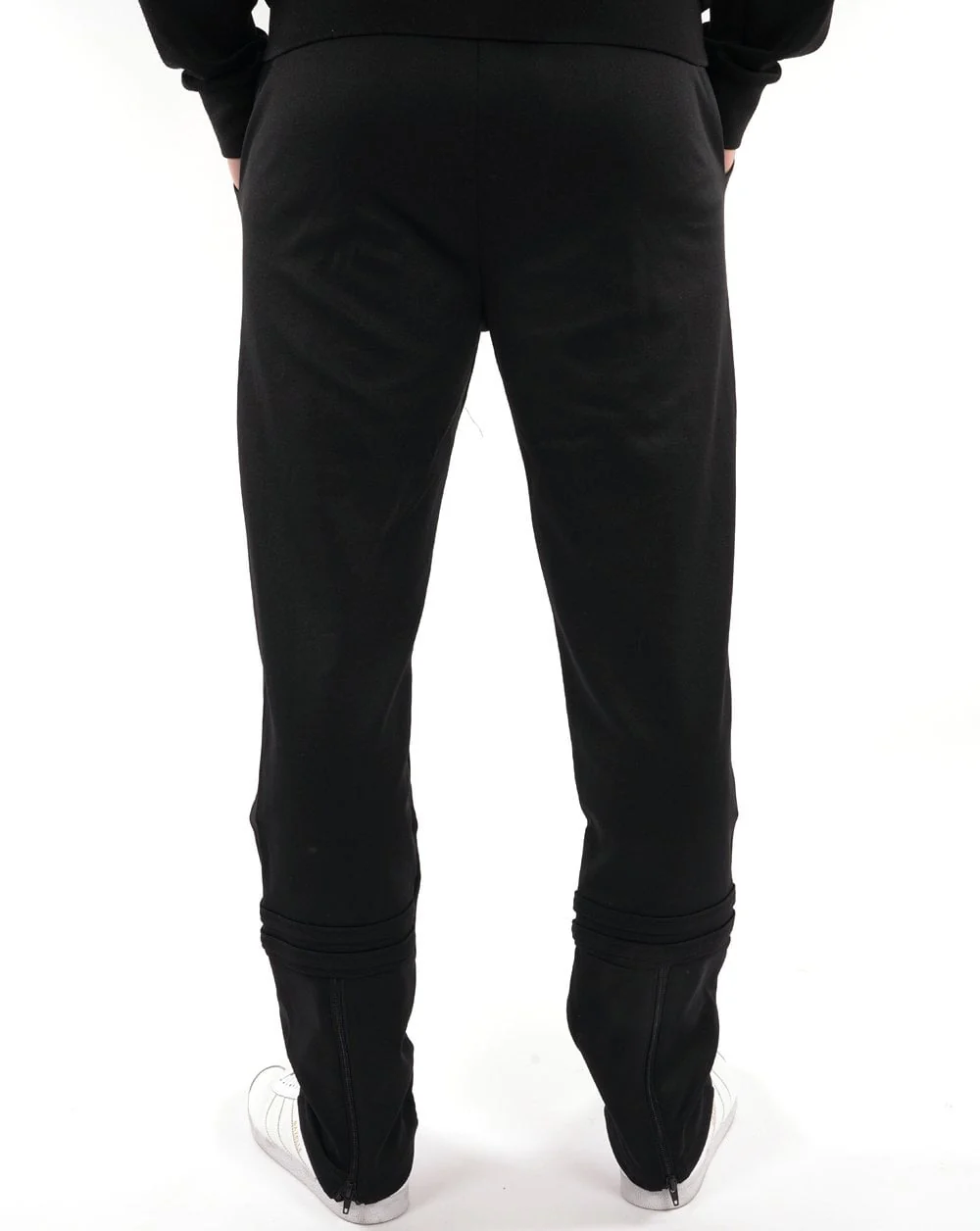 Sergio Tacchini Zip Bottom Track Pants Black/Gold - Image 3