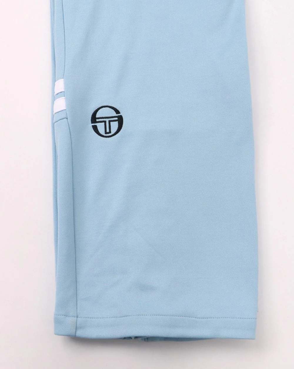Sergio Tacchini Zip Bottom Track Pants Sky Blue/White - Image 2