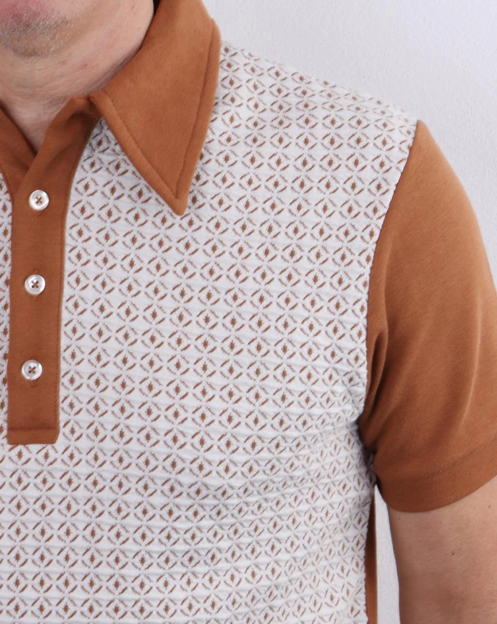 Ska & Soul Vintage Soul Boy Polo Ginger - Image 3
