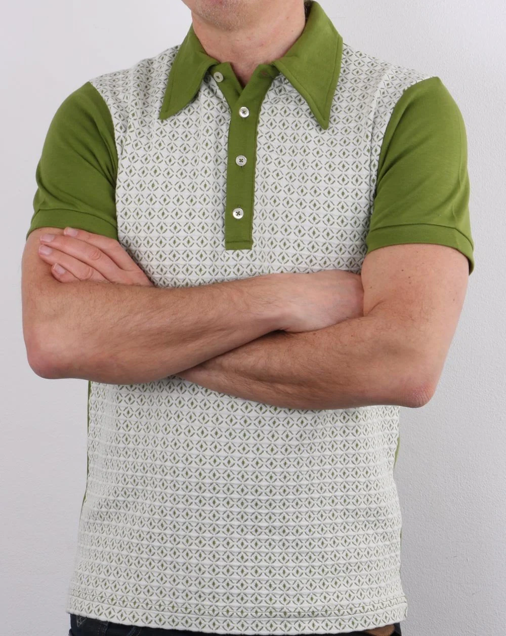 Ska & Soul Vintage Soul Boy Polo Green - Image 2