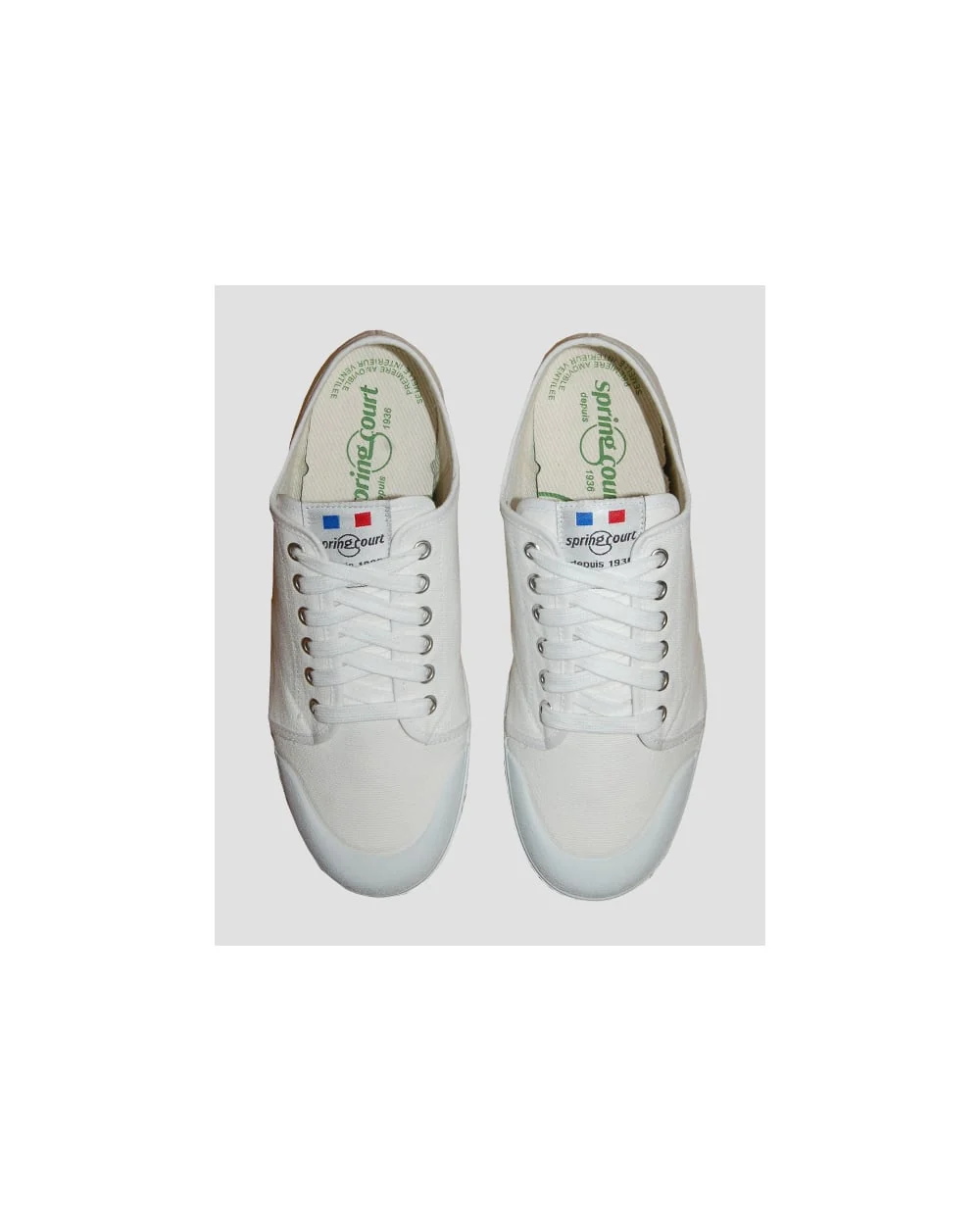 Spring Court G2 Canvas Pumps White - Image 4