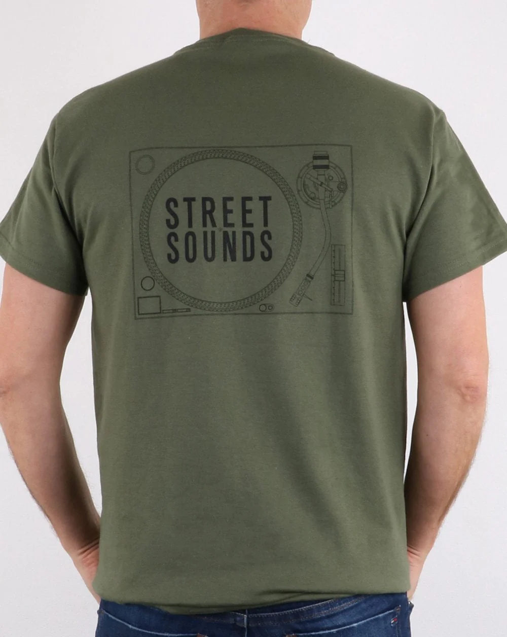 Street Sounds Classic Logo T-shirt Khaki - Image 3