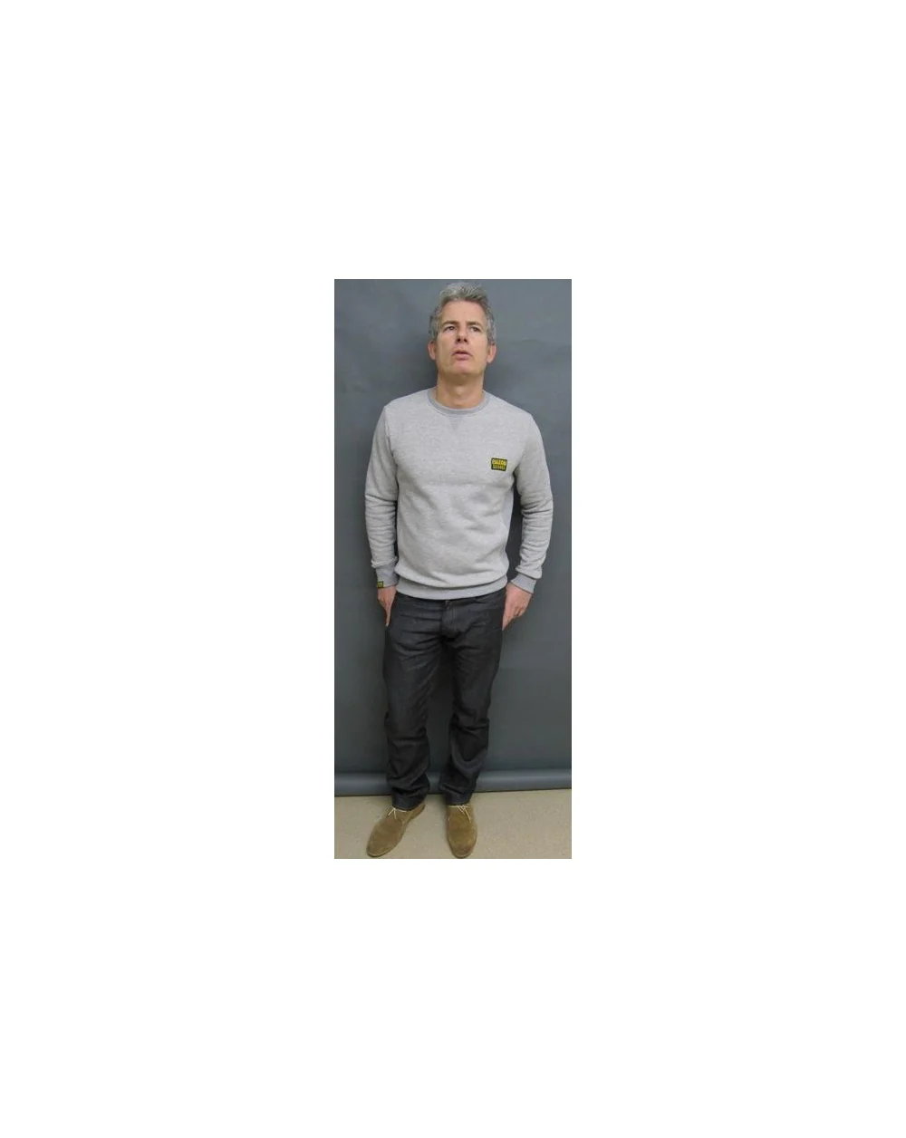Street Sounds Crew Neck Sweatshirt Grey - Image 3