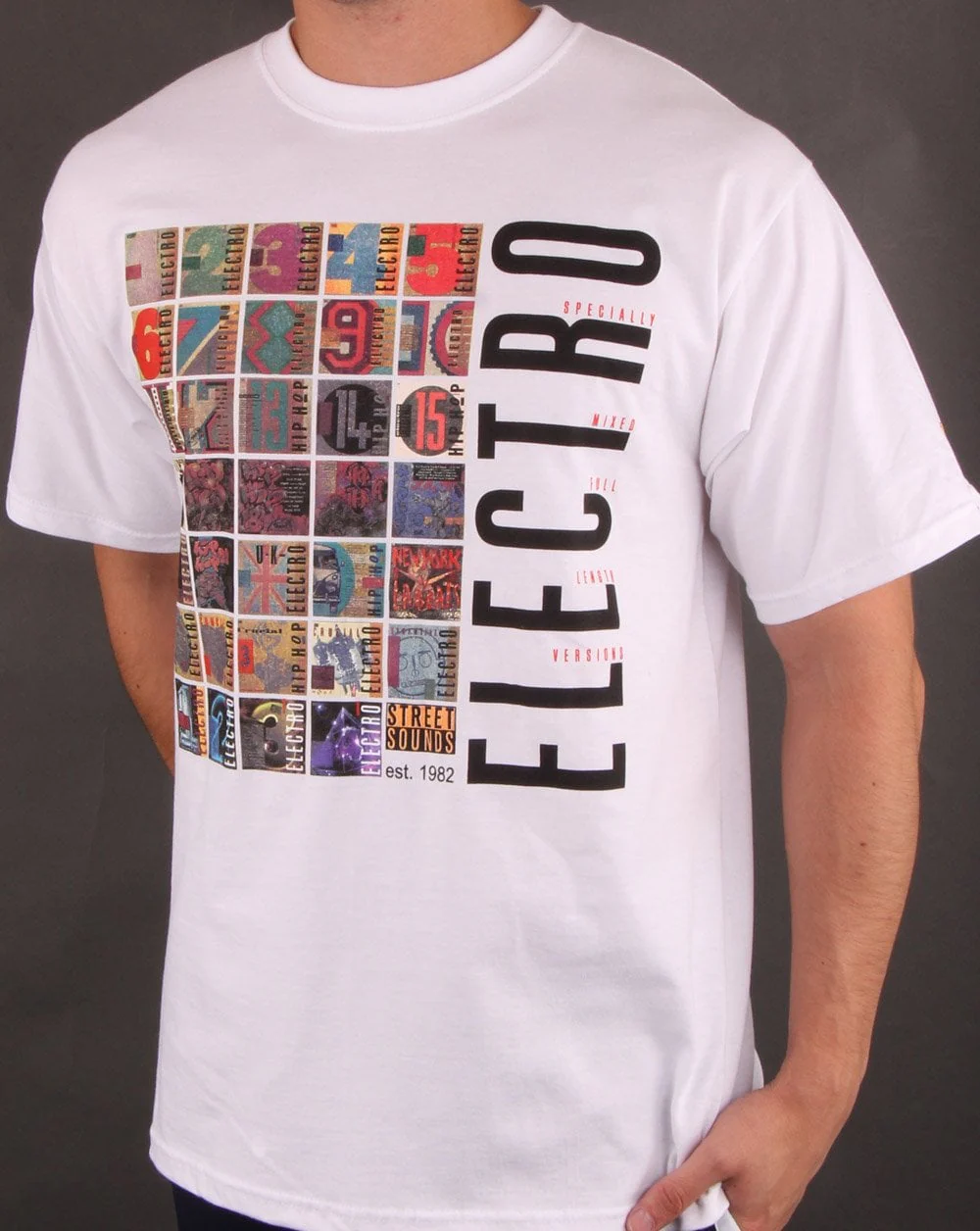 Street Sounds Electro T-shirt White - Image 2