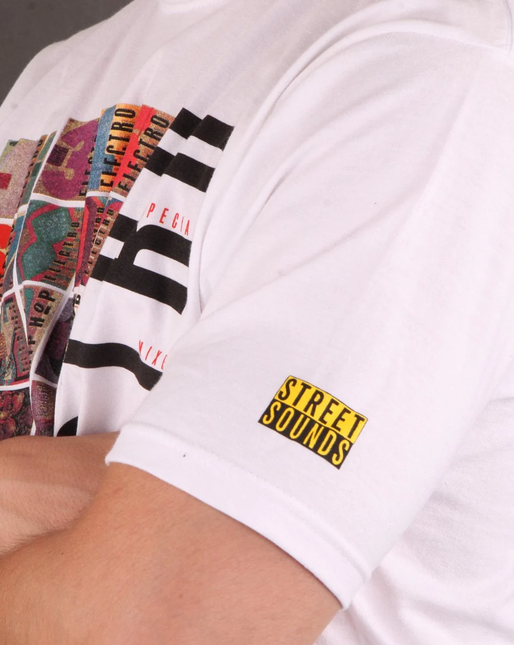 Street Sounds Electro T-shirt White - Image 3