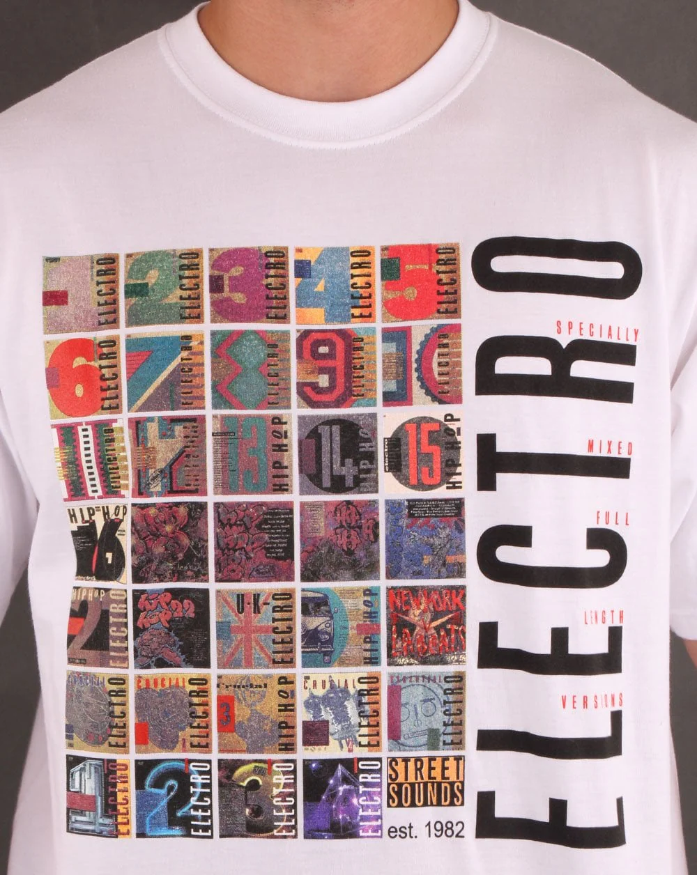 Street Sounds Electro T-shirt White - Image 4