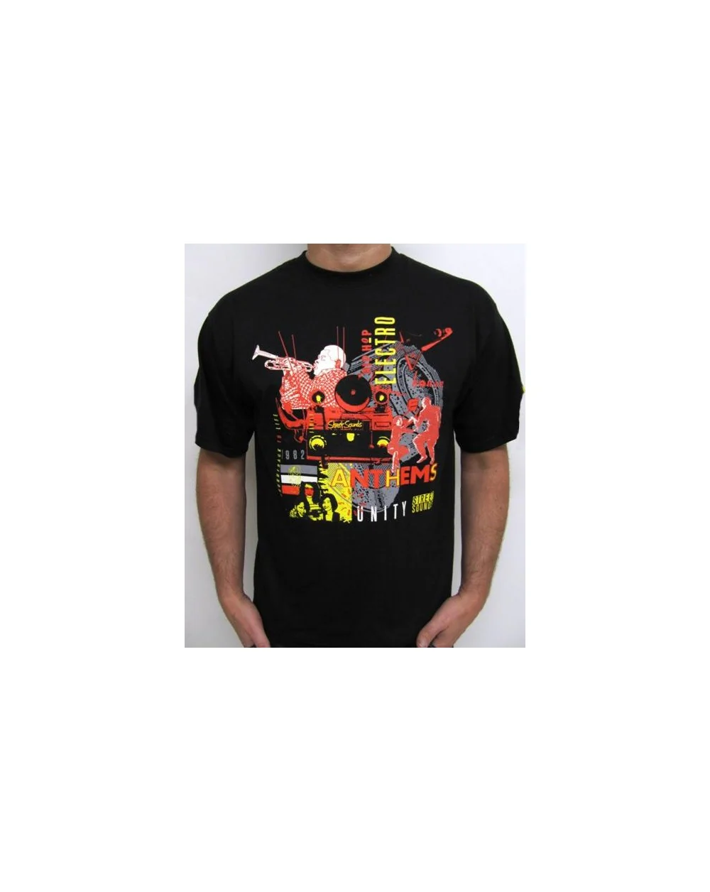 Street Sounds Montage T-shirt Black