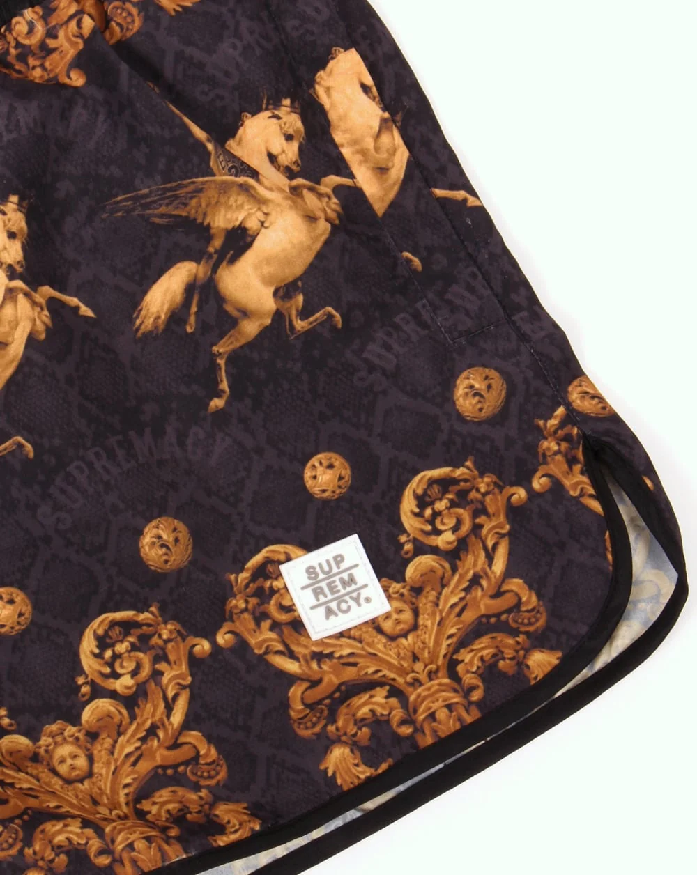 Supremacy Nexus Swim Shorts Black/gold - Image 2