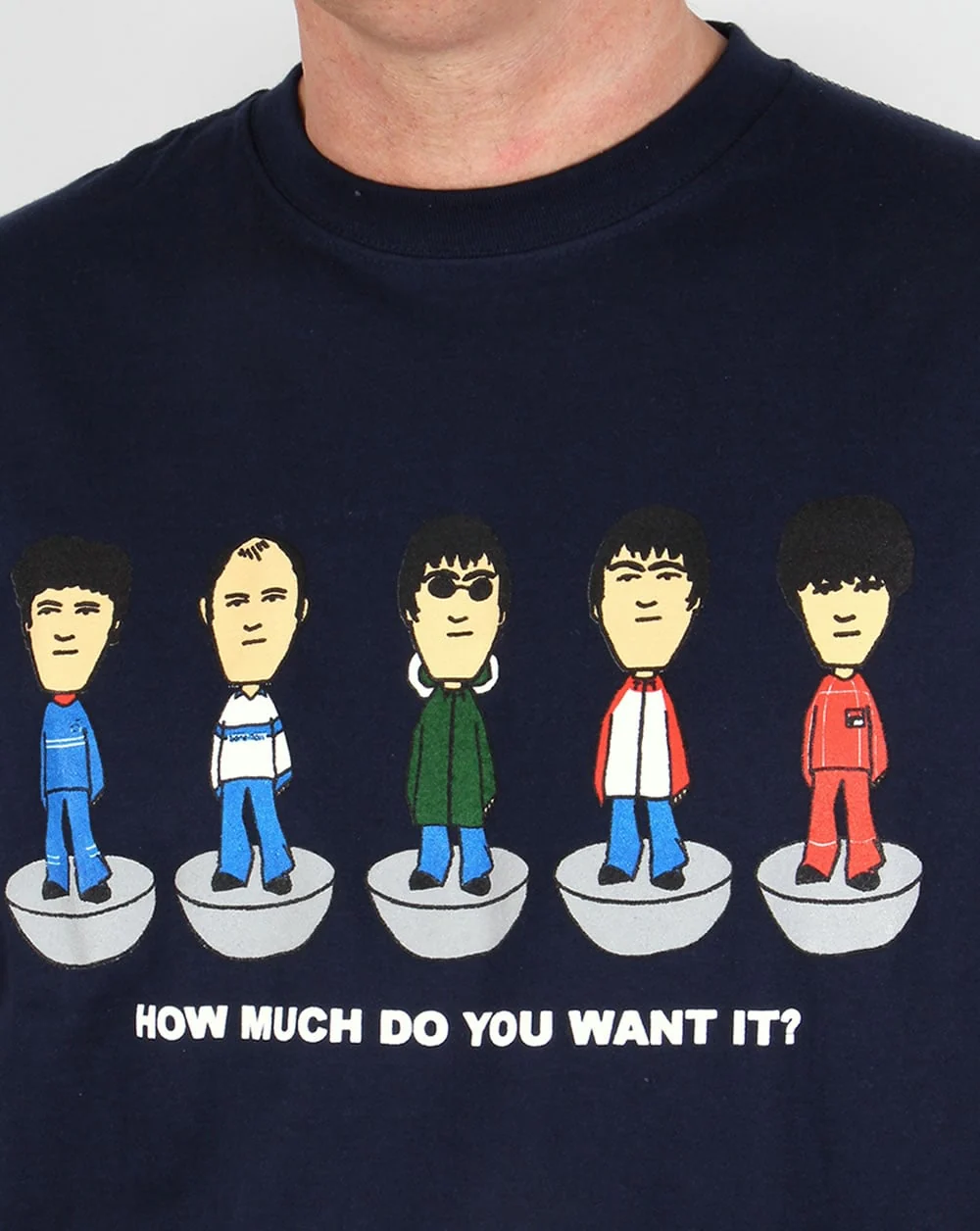Table Football Rocks Famous T-shirt Navy - Image 2