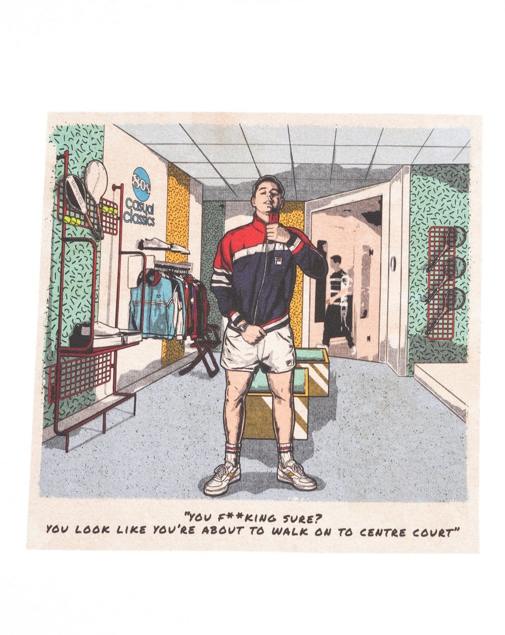 The Business Shop Scene T Shirt White - Image 2