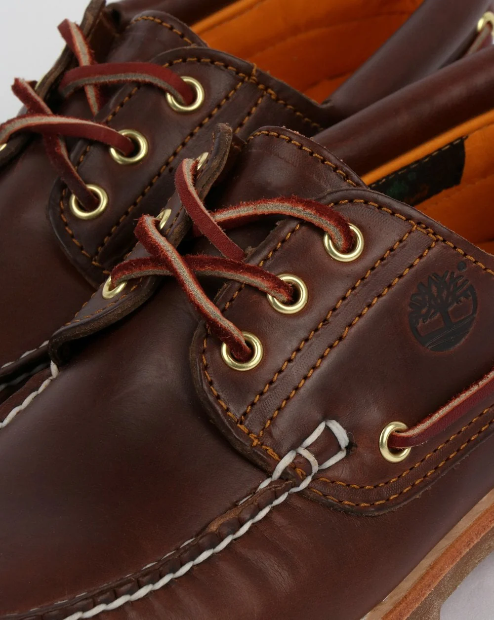 Timberland Authentics 3 Eye Classic Brown Shoes - Image 3