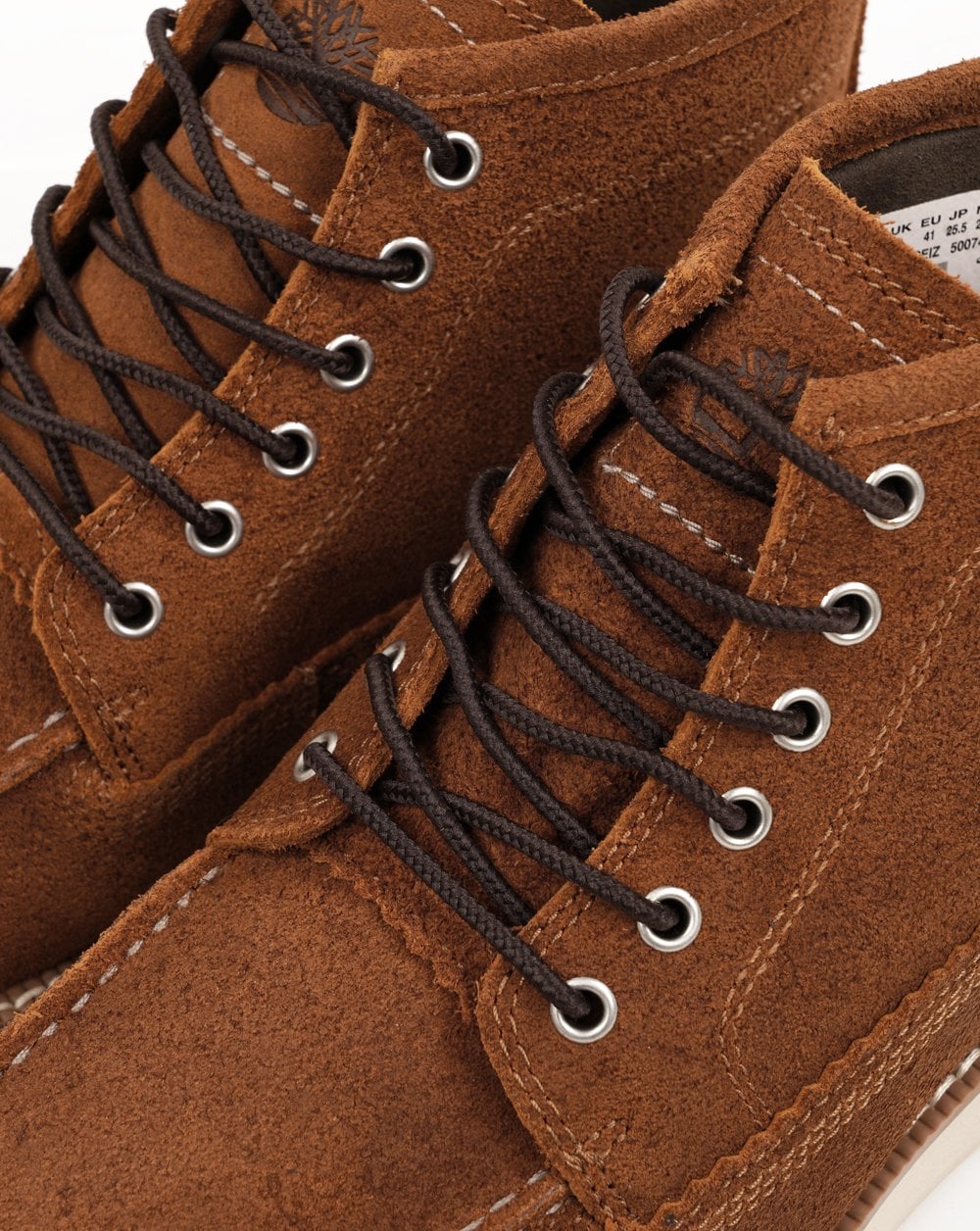 Timberland Britton Mills Chukka Boots Suede Rust - Image 2