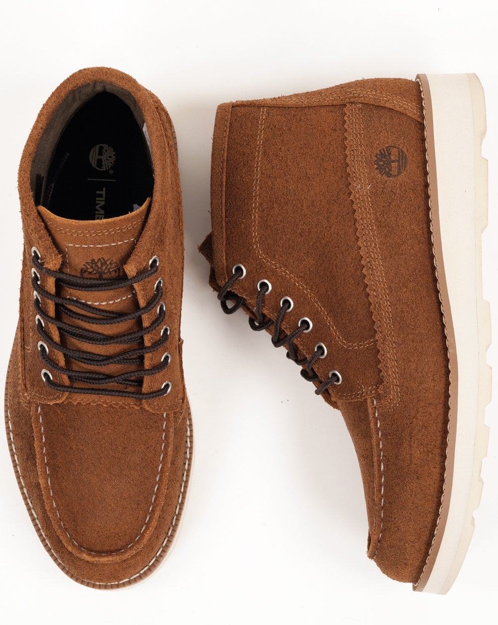 Timberland Britton Mills Chukka Boots Suede Rust - Image 3