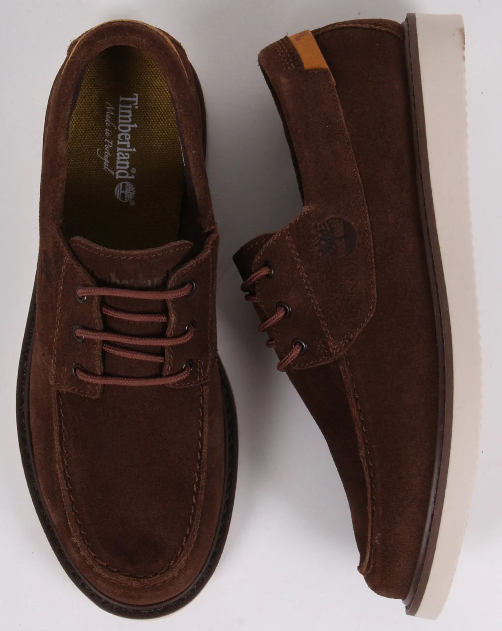 Timberland Newmarket Suede Boat Shoe Dark Brown - Image 4