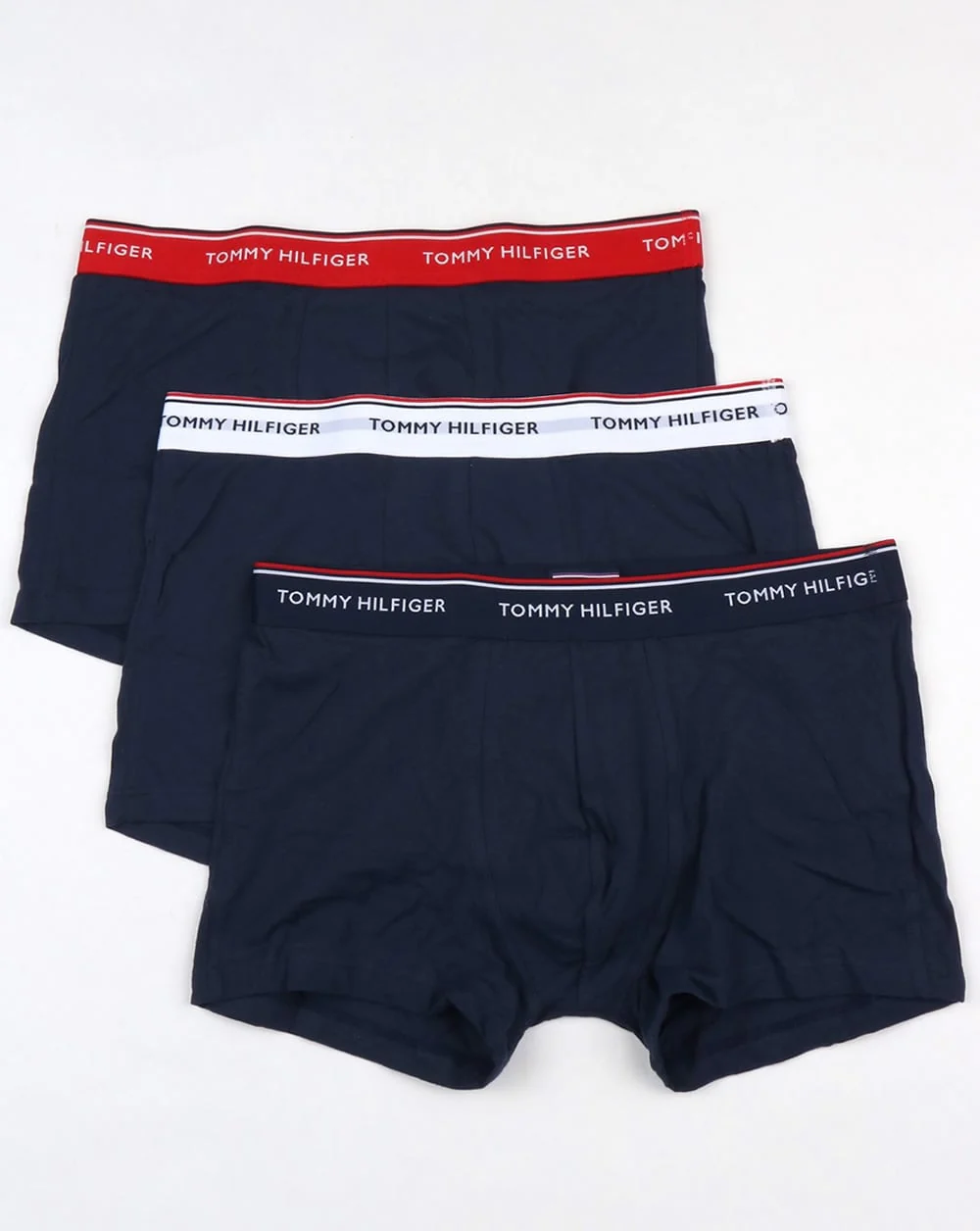 Tommy Hilfiger 3 Pack Boxer Shorts Navy/Multi Band - Image 4