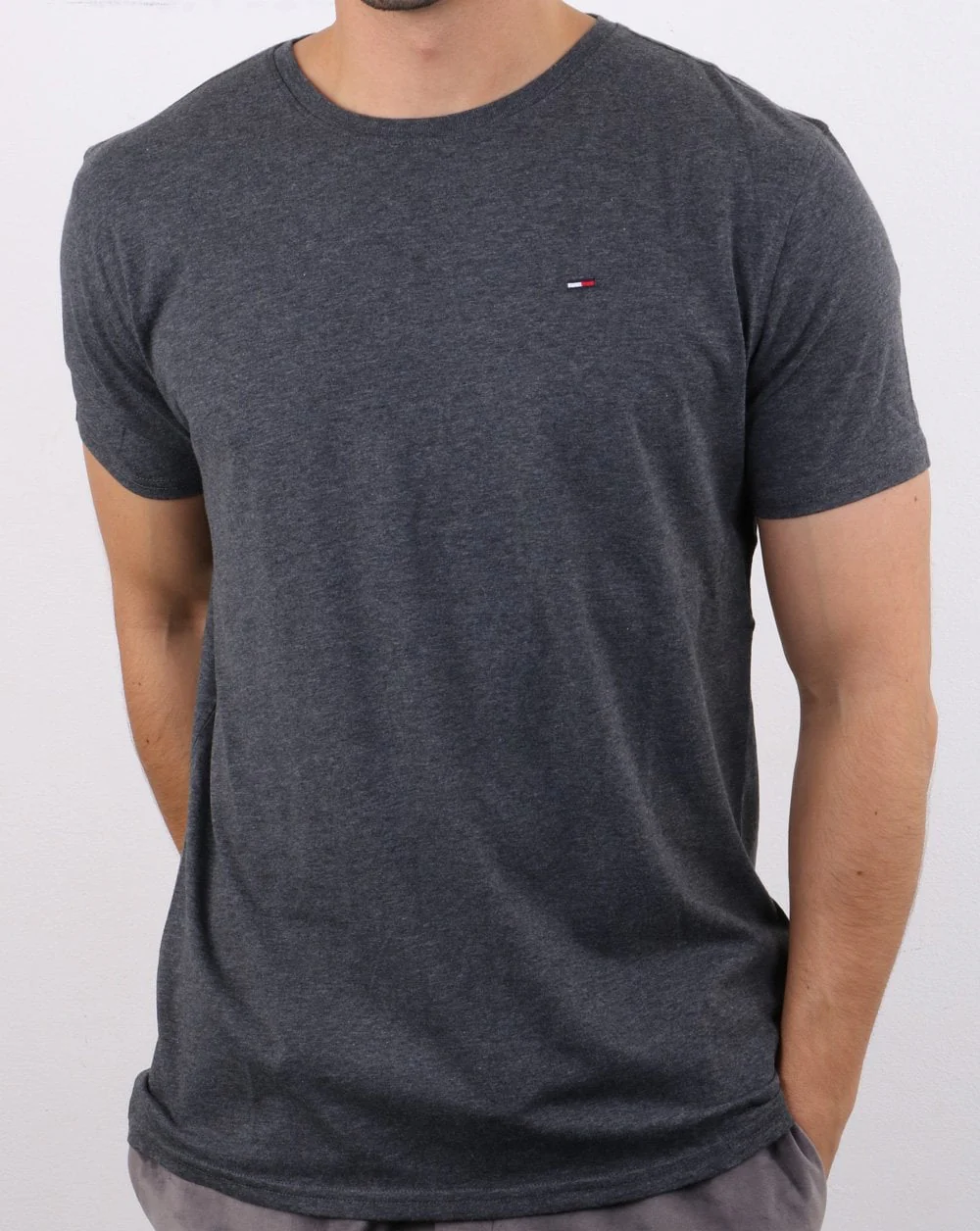 Tommy Hilfiger Block T-shirt Dark Grey - Image 2