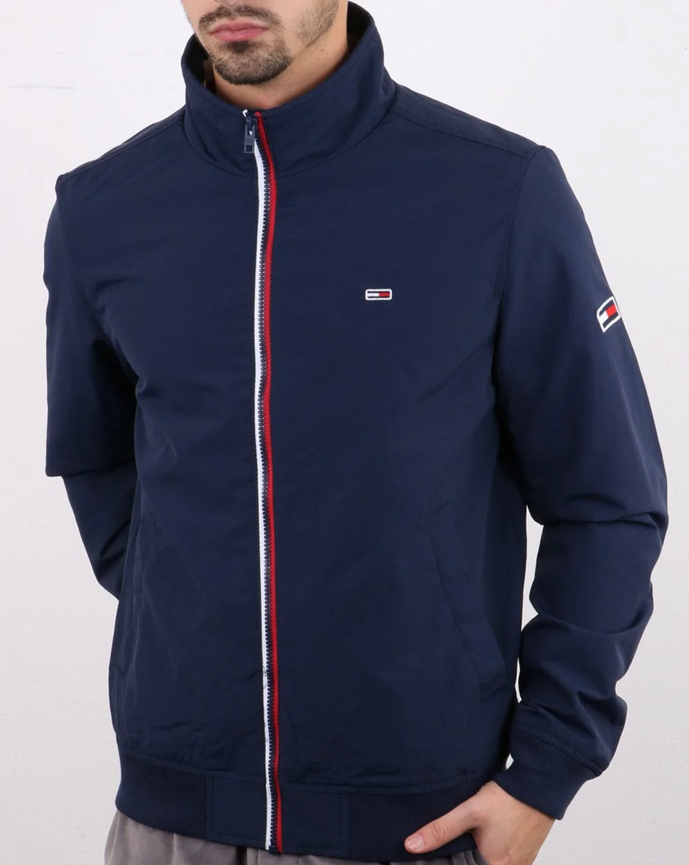 Tommy Hilfiger Bomber Jacket Navy - Image 2