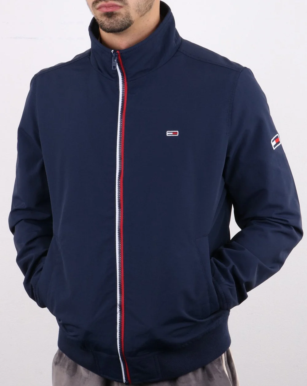 Tommy Hilfiger Bomber Jacket Navy - Image 3