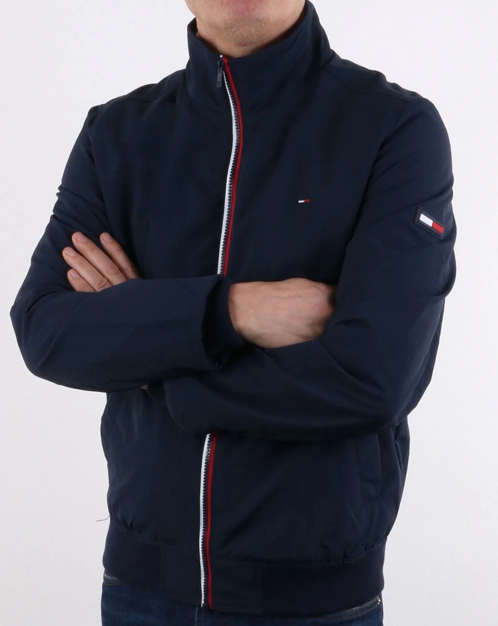 Tommy Hilfiger Bomber Jacket Navy - Image 3
