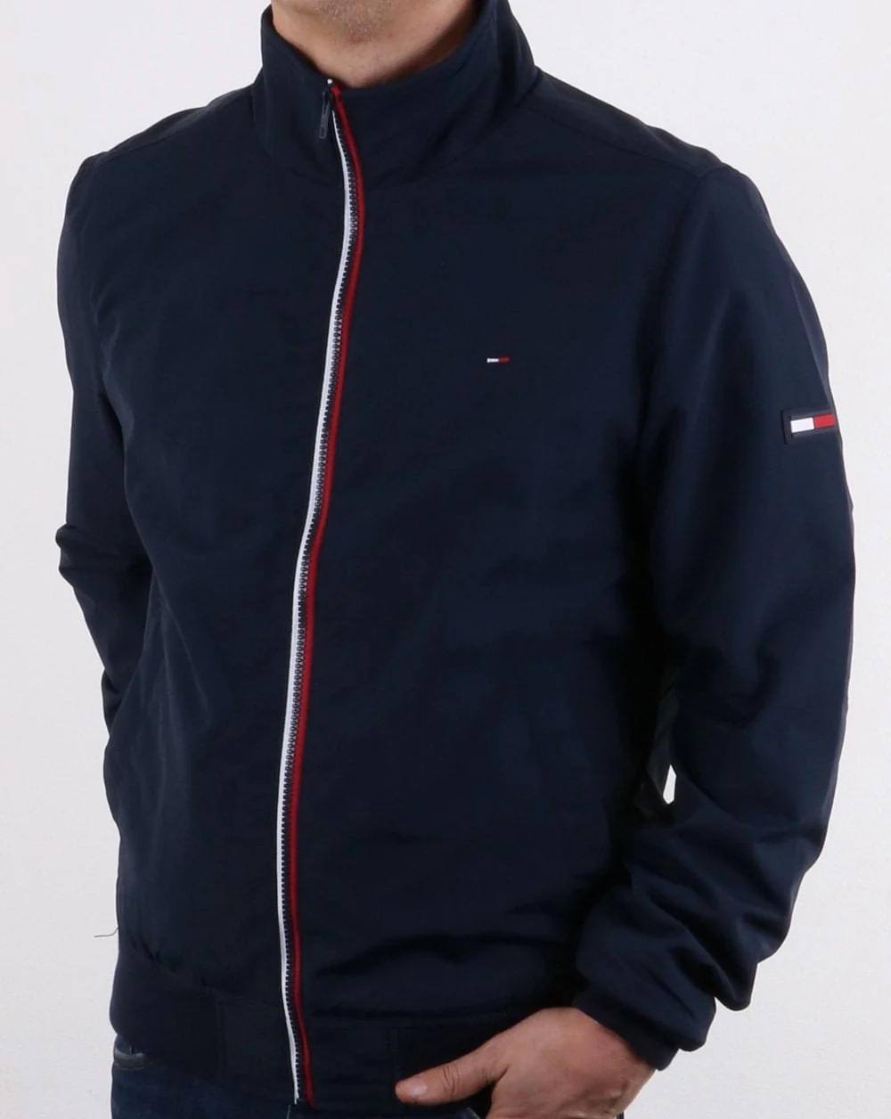 Tommy Hilfiger Bomber Jacket Navy - Image 4