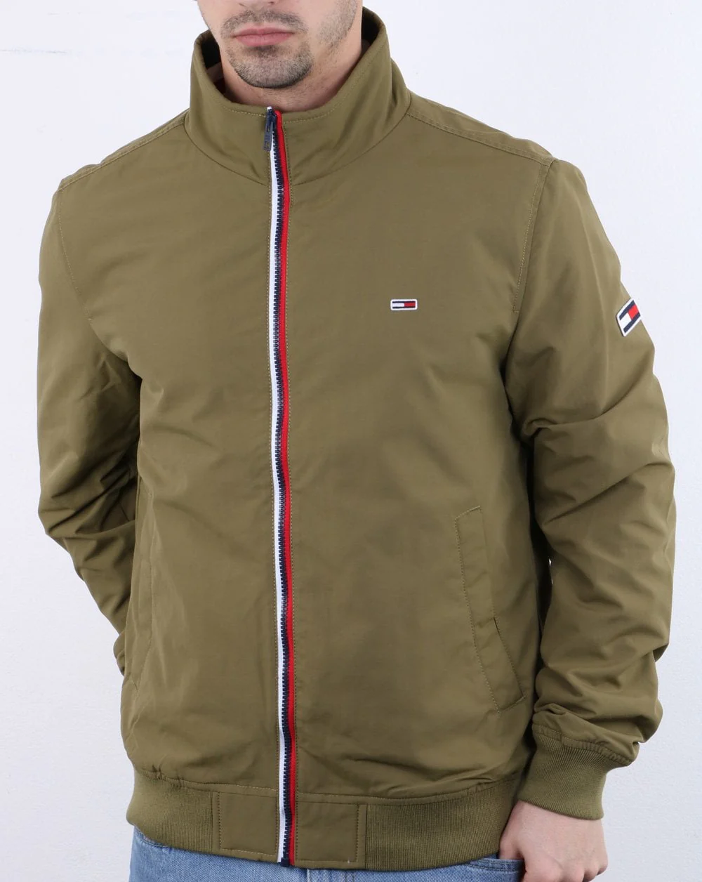 Tommy Hilfiger Bomber Jacket Olive - Image 2