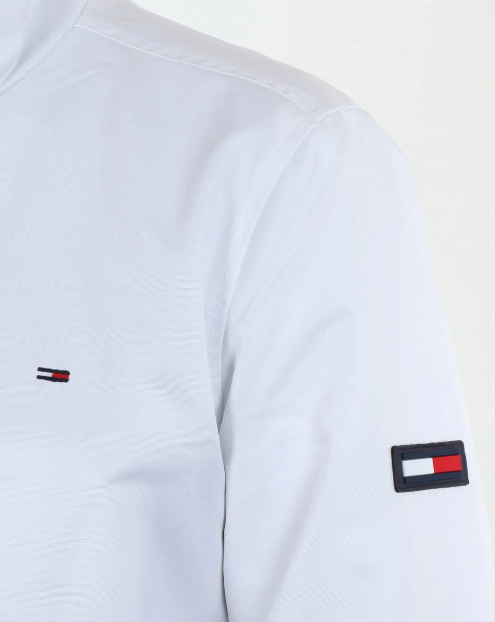 Tommy Hilfiger Casual Bomber Jacket White - Image 3