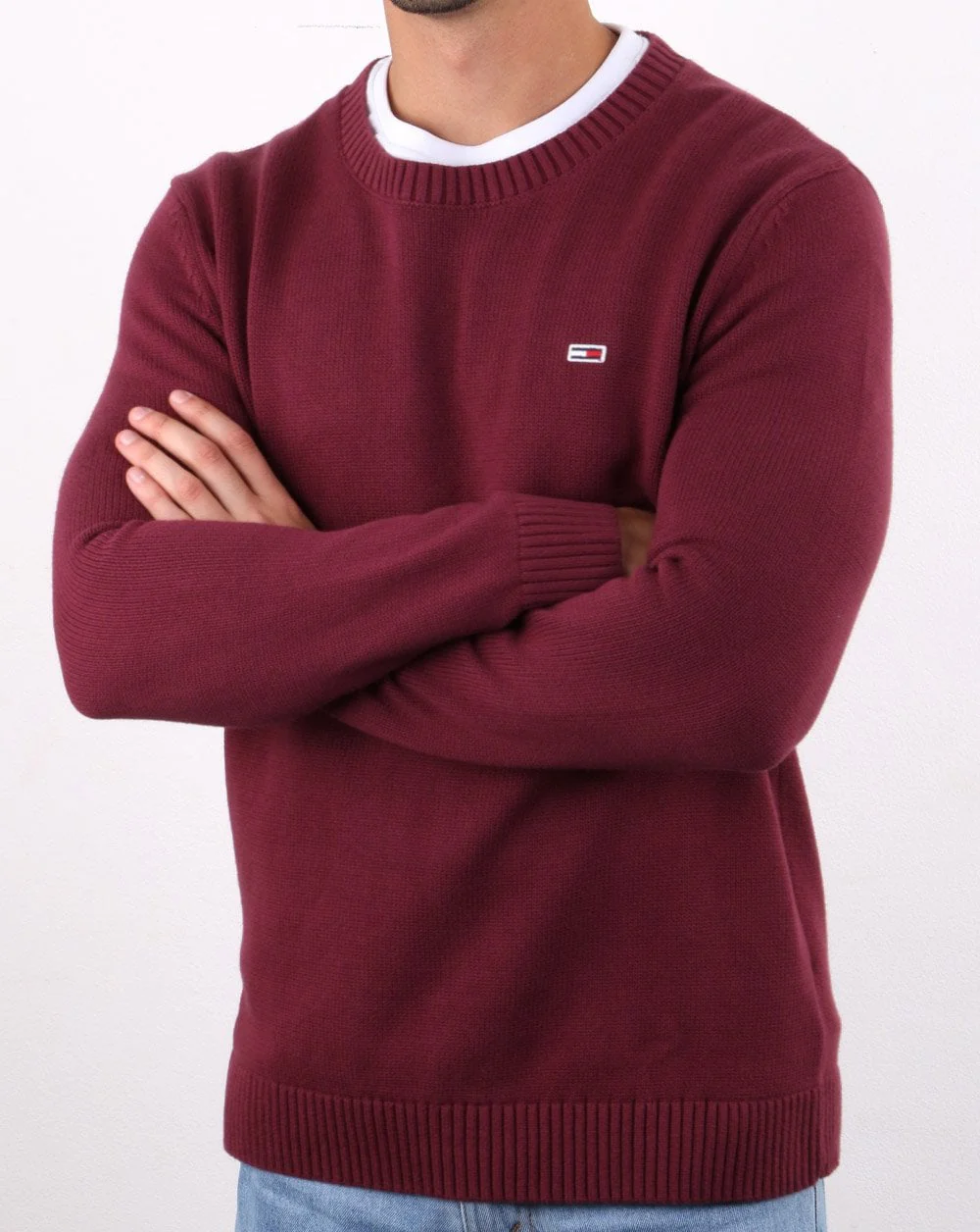 Tommy Hilfiger Classic Jumper Burgundy - Image 2