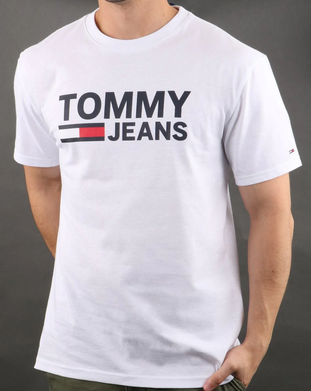 Tommy Hilfiger Classic Logo T-shirt Classic White - Image 2