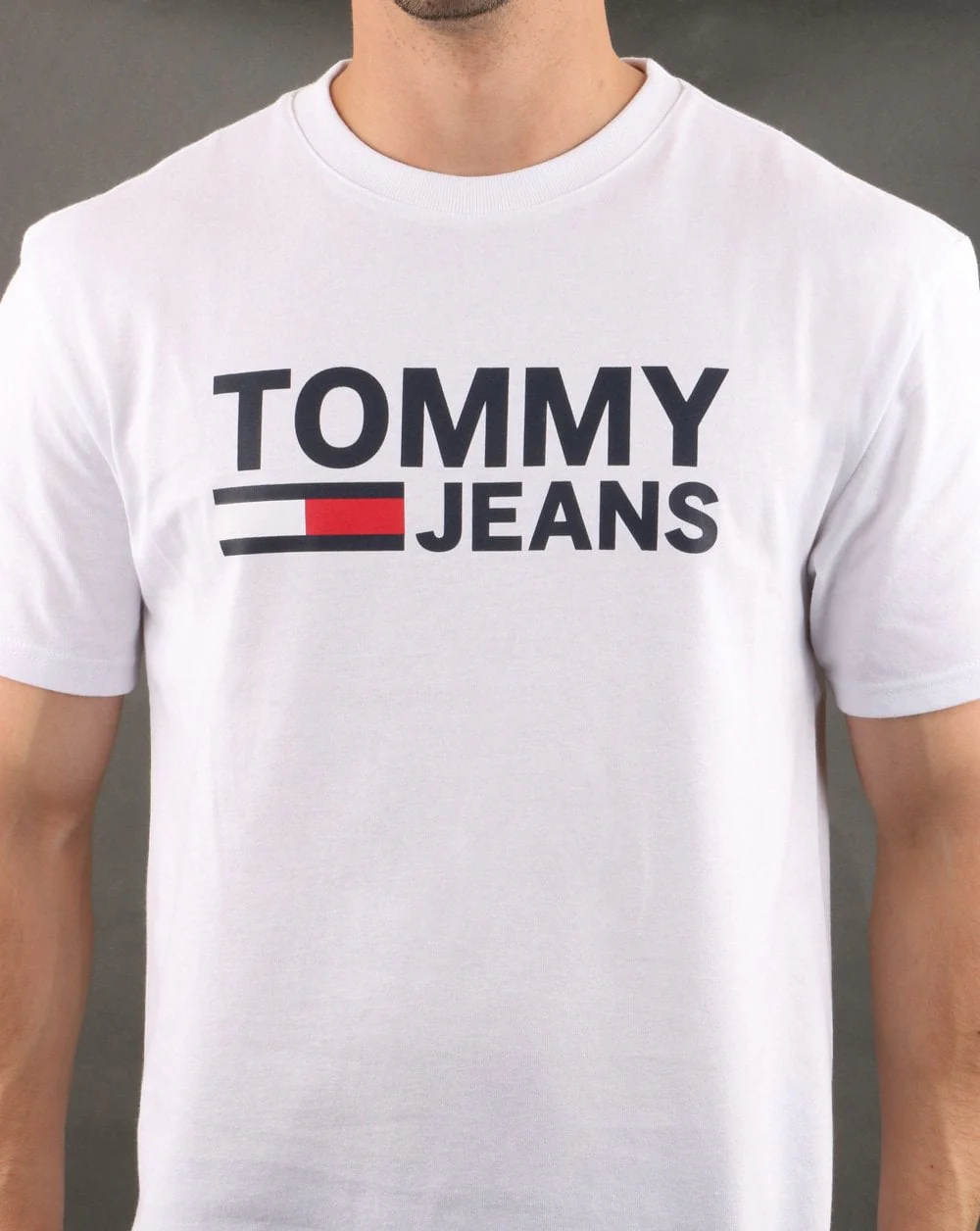 Tommy Hilfiger Classic Logo T-shirt Classic White - Image 3