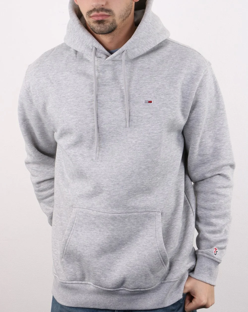 Tommy Hilfiger Classics Hoodie Light Grey - Image 2