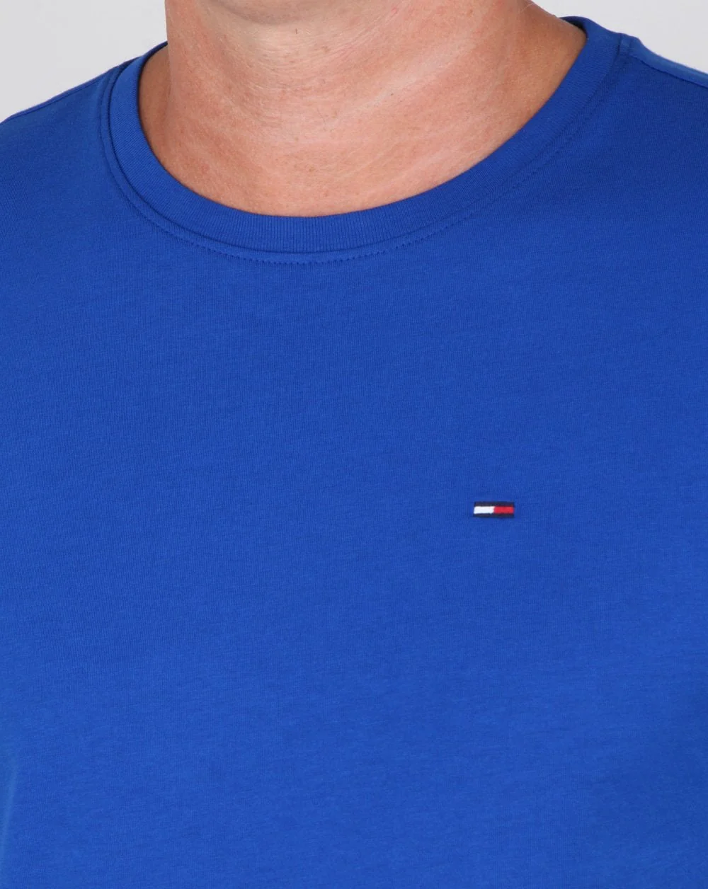 Tommy Hilfiger Cotton Crew Neck T-shirt Blue - Image 2