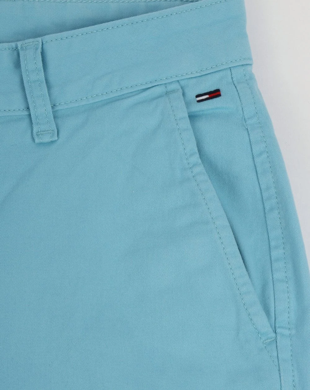Tommy Hilfiger Cotton Twill Shorts Light Blue - Image 3