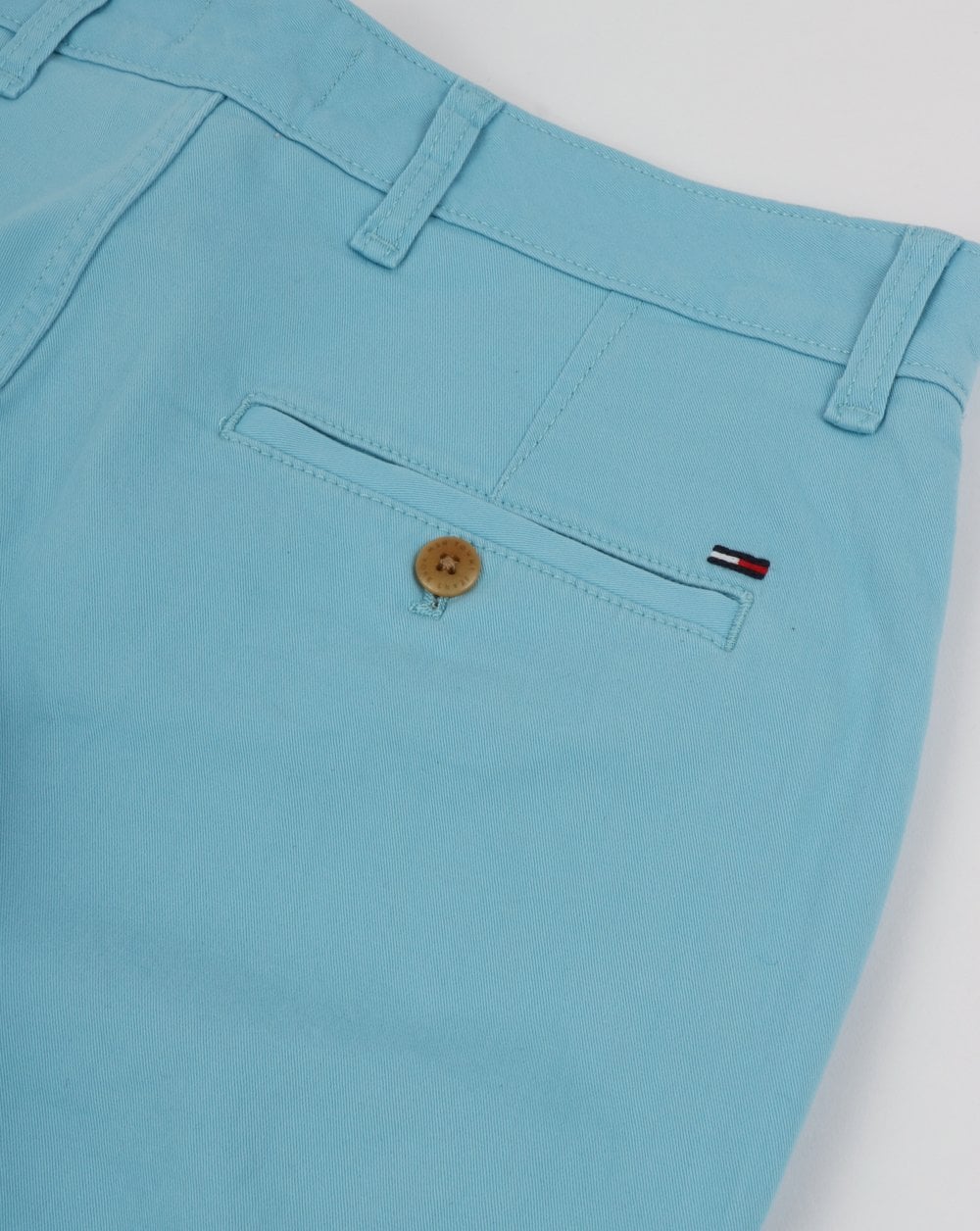 Tommy Hilfiger Cotton Twill Shorts Light Blue - Image 4